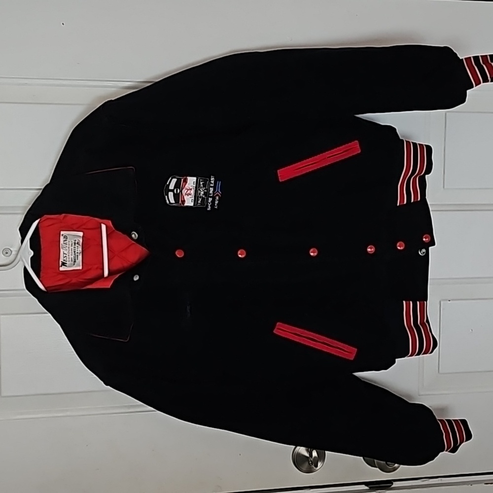 Amtrak bomber style corduroy jacket